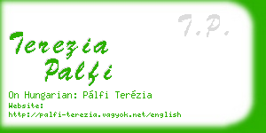 terezia palfi business card