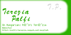 terezia palfi business card